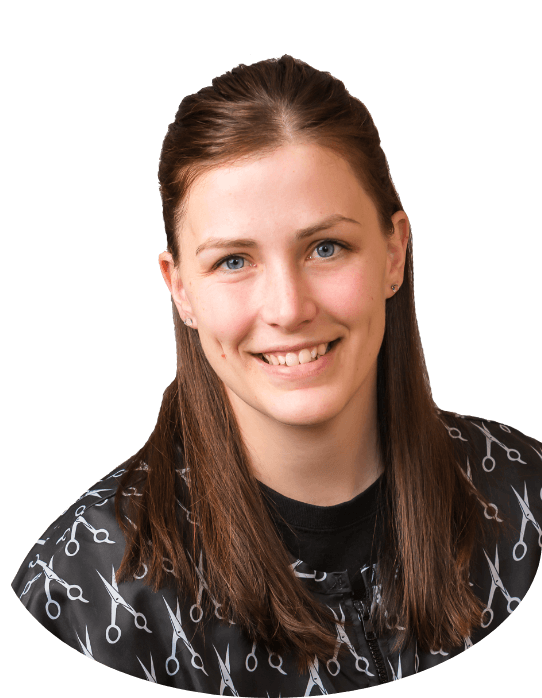 Brandy Fink, groomer at Sioux Nation Pet Clinic